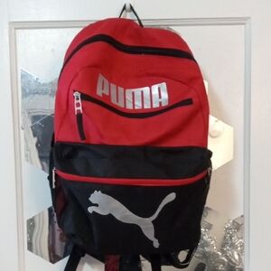 Puma Dynamic Red and Black Backpack